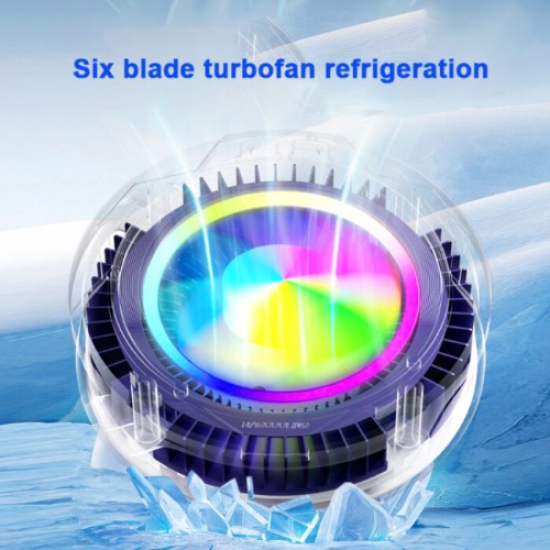 SL-25 15W High Power Mobile Phone Cooler Radiator With Magnetic/Clip, Fast Ice Cooling, And RGB Led Light